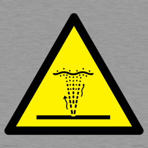 W515 Warning: Geyser (water/air) water jet